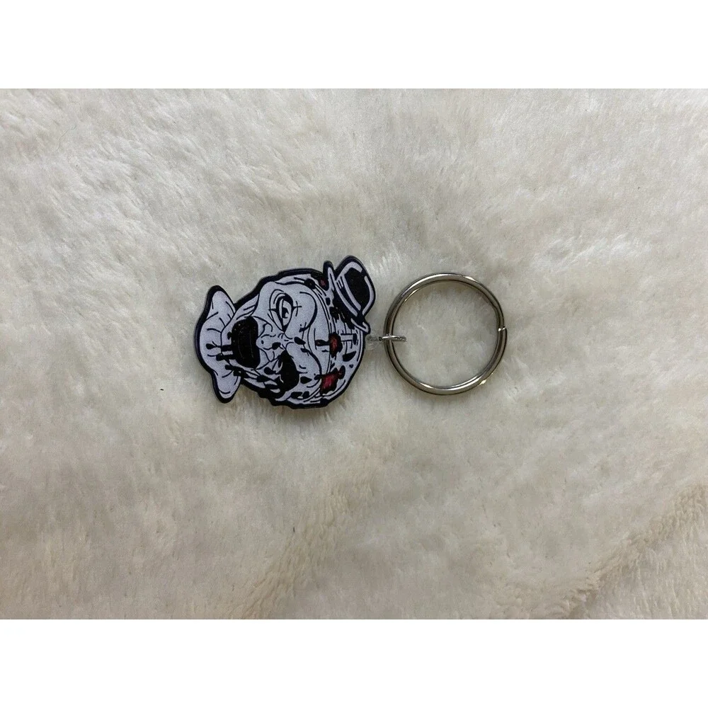 Halloween Horror Keychain Art the Clown Character Key Ring Terrifier Fan Gift